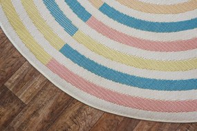 Balta, TRHÁK: Kusový koberec Star 17636-068 - na von aj na doma, 160x230 ovál, viacfarebná, chodba / predsieň