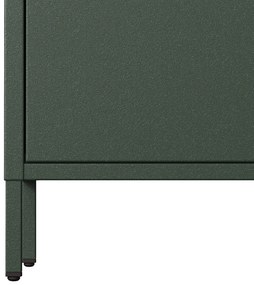 Komoda CARLA, 800 x 1015 x 400 mm, Modern: fľaškovo zelená farba