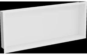 Mexen X-Wall-R zapustená polička s okrajom 75 x 30 cm, biela - 1920753010