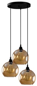 Závesný lustr Gold - 021, zlatá-čierna