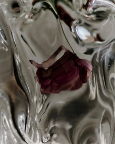 Ferm Living Sklenená váza Virelle Clear 24 cm