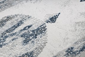 Dywany Łuszczów HRUBÝ KOBEREC DO OBÝVAČKY 100x200 cm ORNAMENT #AT4492