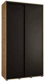 Skriňa 45 Canaris 1 140 artisan/čierna/čierna