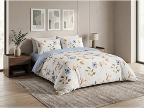 Mikroflanelové obliečky GENTLE LEAVES krémové Rozmer obliečky: 70 x 90 cm | 140 x 220 cm