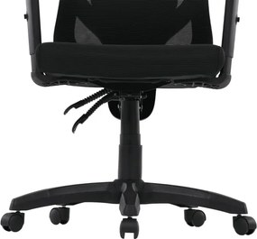 Kancelárska stolička čierna KA-R215 BK