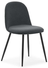 Tmavosivé jedálenské stoličky v súprave 4 ks Malila – Marckeric