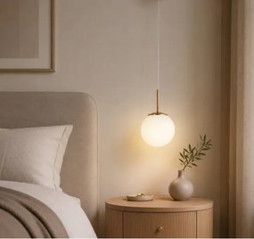 Brilagi - Závesný luster na lanku MILO 1xE27/60W/230V zlatý