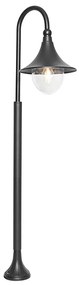 Klasická vonkajšia lampa čierna 125 cm IP44 - Daphne