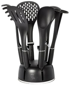 Black silver sada kuchynských pomocníkov, 7 ks