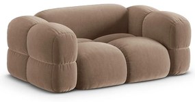 Hnedá zamatová pohovka 180 cm Loretto – Cosmopolitan Design