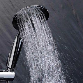 Plastová sprchová súprava v matne striebornej farbe s ručnou sprchou 70 cm Hydro – douceur d'intérieur