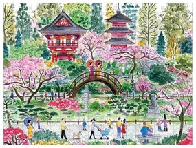 Galison Puzzle Japonská čajová záhrada 300 dielikov