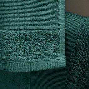 Tmavozelené froté bavlnené uteráky a osušky v súprave 6 ks Anti–Bacterial – Catherine Lansfield