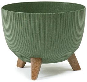 Kvetináč Rosa Linea 24x15 cm zelený