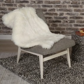 Obsession, DOPREDAJ: 55x85 tvar kožešiny cm Kusový koberec Samba 495 Ivory (tvar kožešiny), 55x85 tvar kožušiny, biela, obývacia izba