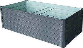 Vyvýšený záhradný záhon BestBerg VZ-940A / 940 l / 180 x 90 x 58 cm / sivá