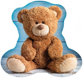Tvarovaný 3D vankúš Macko Teddy - 37 x 36 cm