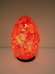 Stolná lampa EGG  červená