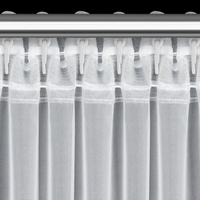 ZÁCLONA NA PÁSKE AGA4 400X145 CM 200X245 CM BIELA