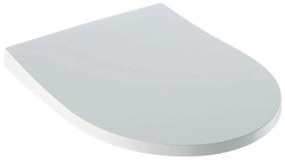 GEBERIT iCon tenké WC sedátko s automatickým pozvoľným sklápaním - Softclose, z Duroplastu, biela, 574950000