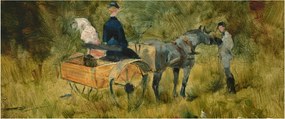 Obraz - Henri de Toulouse-Lautrec, The Trap, reprodukcia (120x50 cm)