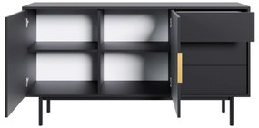 Komoda Viva 154 cm černá