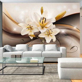 Artgeist Fototapeta - Golden Lily Veľkosť: 150x105, Verzia: Premium