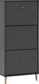 XXXLutz VÝKLOPNÁ SKRINKA NA TOPÁNKY, antracitová, 59,8/131/19,55 cm MID.YOU - Online Only drobný nábytok - 000895012017