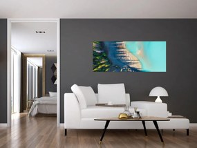Obraz - Pohľad na jazero (120x50 cm)