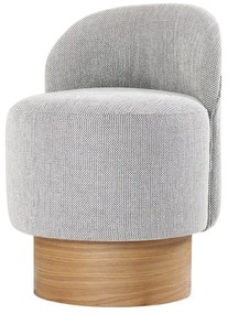 Barren Pouf Grey Stool