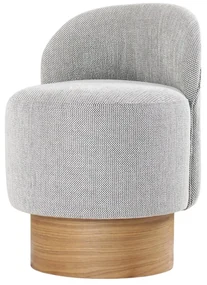 Barren Pouf Grey Stool