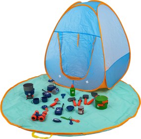 MEGA kempingová súprava so stanom + príslušenstvo ZOG.LY001