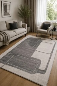 Koberec Diamond K8780S strieborný