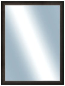 DANTIK - Zrkadlo v rámu, rozmer s rámom 60x80 cm z lišty LEDVINKA tmavo hnedá (1442)