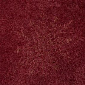 Deka CHRISTMAS 27 bordová / zlatá