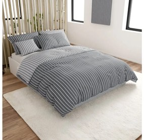 Bavlnené obliečky Caprivi sivé gombík Rozmer obliečok: 70x90 cm ; 140x220 cm