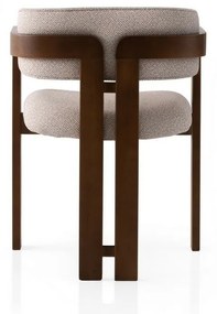 Jedálenská stolička Cozy Cream and Walnut