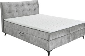 XXXLutz AMERICKÁ POSTEĽ, 180/200 cm, sivá MID.YOU - Online Only spálne - 002220022004
