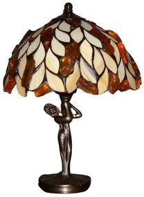 Lampa Tiffany jantarová 33*20Ø AMBER