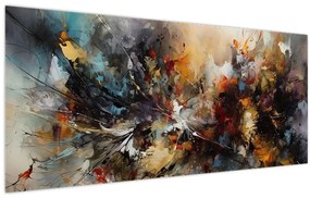 Obraz - Abstraktná grafika (120x50 cm)