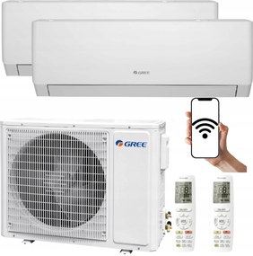 Domáca klimatizácia funkcia Ohrievania Multisplit Gree Pular 2,6kW 2,6kW Wifi