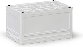 Veľký skladací regálový box XXL 94 l, 660x400x358 mm, biely