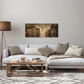 Obraz - Maľba mesta (120x50 cm)