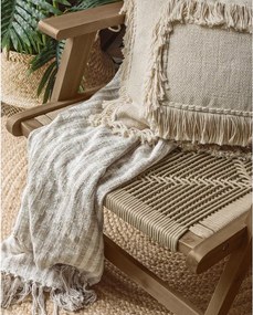 Drevené záhradné kreslo v prírodnej farbe Geralda – Kave Home