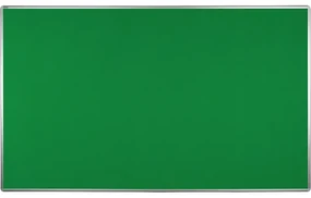 Textilná nástenka ekoTAB v hliníkovom ráme, 2000 x 1200 mm, zelená