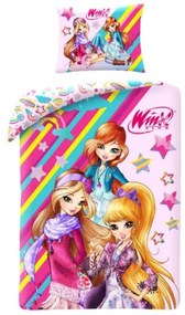 Obliečky detské Winx 70x90 + 140x200 cm