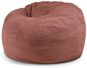 Menčestrový sedací vak v tehlovej farbe Om 110 – SLOWDOWN