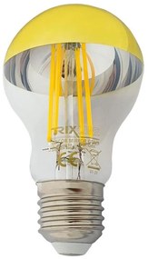 Baterie Centrum LED Žiarovka so zrkadlovým vrchlíkom DECOR MIRROR A60 E27/8W/230V 4200K zlatá 80000679