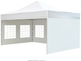 Nožnicový stan POLOPROFI PLUS 3x4,5 m biely