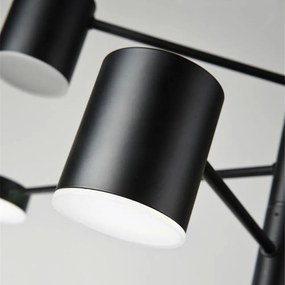 Toolight Toolight, LED stropné svietidlo s 8 ramenami 75x124 cm APP598-8C, čierna, OSW-08566